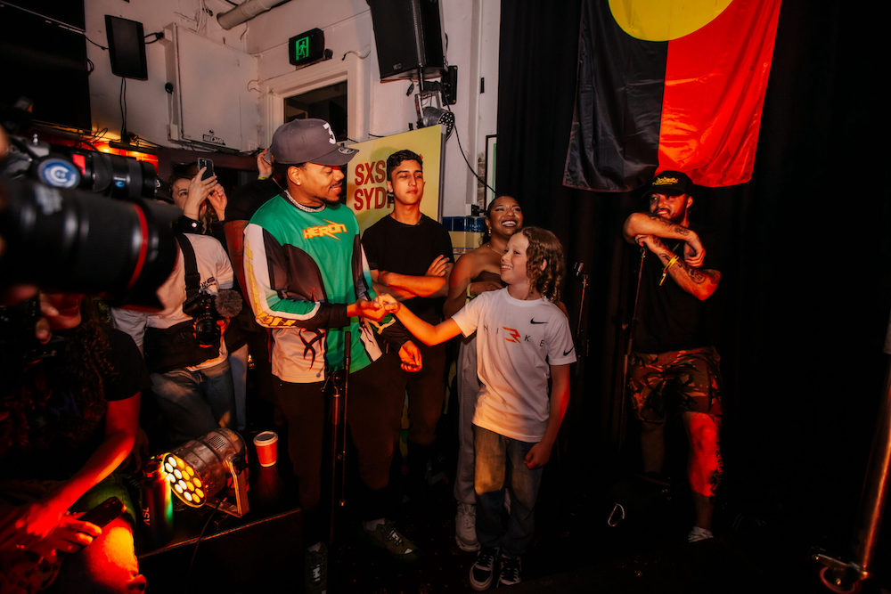 Chance the Rapper Surprises fans at SXSW Sydney